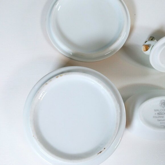 Jewelry/Trinket Holders Vintage Malcomb Lamb Colonial Picture Musical Avon Lot 3 - Picture 7 of 10